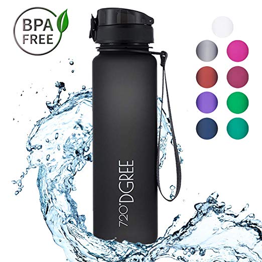 720°DGREE Water Bottle uberBottle - 1litre | Leak Proof Bottles | Kids, School, Sports, Bike | With Fruit Filter | BPA Free Tritan