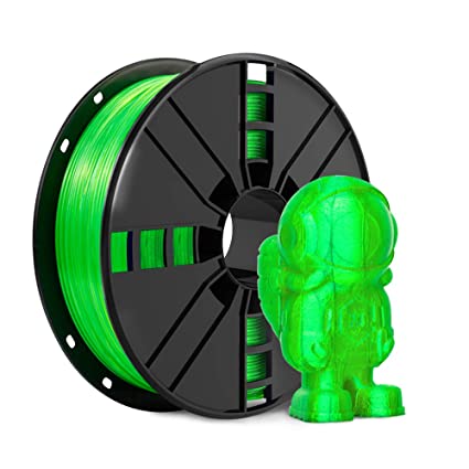 PETG Filament 1.75,Toughness Enhanced Petg Vacuum Sealed,Accuracy  /- 0.02 mm, 1 kg Spool 3D Filament Petg Green