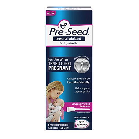 Pre-Seed Fertility-Friendly Personal Lubricant Pre-Filled Disposable Applicators