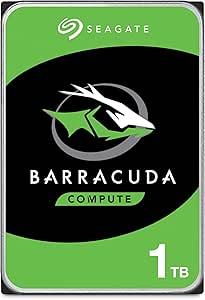 Seagate Barracuda 1 TB internal Hard Drive HDD, 3.5 Inch, 7200 U/Min, 64 MB Cache, SATA 6 Gb/s, Modellnr.: ST1000DMZ14