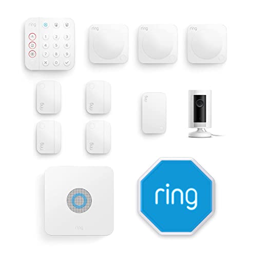 All-new Ring Alarm 11 Piece Kit (2nd Generation)   Alarm Outdoor Siren and Indoor Cam by Amazon – home security system with optional Assisted Monitoring - No long-term commitments - Works with Alexa