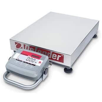 Ohaus D31P30BR5 Defender 3000 Low Profile Industrial Scale, 66lb/30kg X 0.01lb/0.005kg with 12" x 14" Stainless Steel Platform