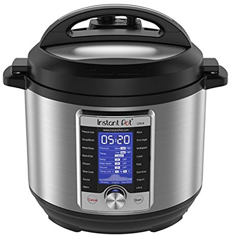 NEWEST Model Instant Pot Ultra 6 Qt 10-in-1 Multi-Use Programmable Pressure Cooker, Slow Cooker, Rice Cooker, Yogurt Maker, Cake Maker, Egg Cooker, Sauté, Steamer, Warmer, and Sterilizer