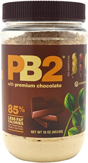 Bell Plantation PB2 Powdered Peanut Butter with Chocolate, 1 Pound