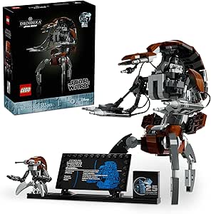 LEGO® Star Wars™ Droideka™ 75381 Collectible Brick-Built Destroyer Droid Figure, Building Set for Display and Creative Play,Toy for Adults and Any Fan or Collector