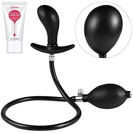 UTIMI Inflatable Butt Plug Adjustable Anal Sex Toys for Man and Women