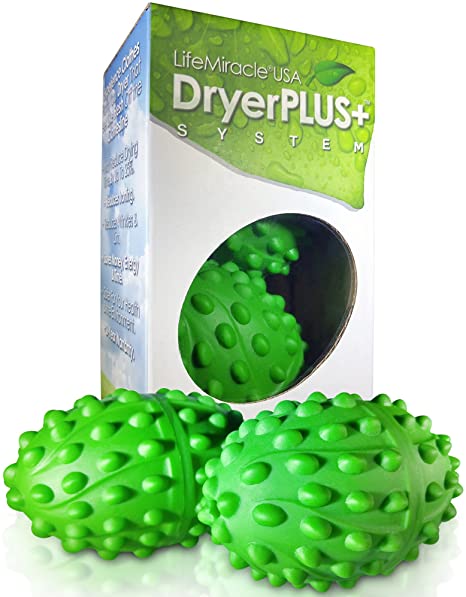 Dryer Balls XL | The Best Permanent Non Toxic, Allergy & Chemical Free Fabric Softener | Replaces Liquid Softener, Dryer Sheets & Wool Dryer Balls | Vegan & Sheep Safe | 2-Year Warranty