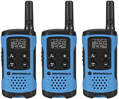 Motorola T100TP Talkabout Radio, 3 Pack