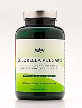 BioPure Chlorella Vulgaris 200 mg - 1000 tablets