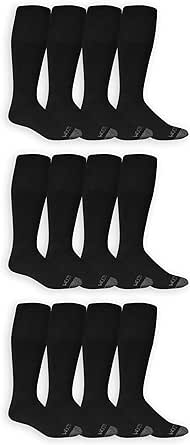 Fruit of the Loom Men's Dual Defense Tube Socks (12 Pack)