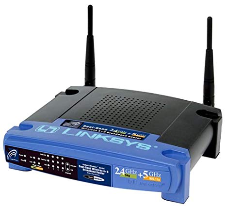 Cisco-Linksys WRT55AG Dual-Band Wireless A G Access Point   Cable/DSL Router with 4-Port 10/100 Switch