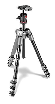 Manfrotto MKBFRA4D-BH BeFree Compact Aluminum Travel Tripod (Grey)