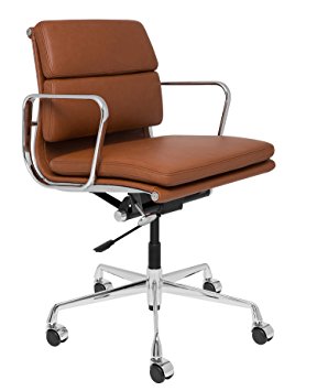 SOHO Premier Management Chair (Soft Pad, Brown)