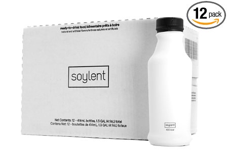 Soylent Ready-to-Drink Food, 12 Pack of 14 oz. Bottles