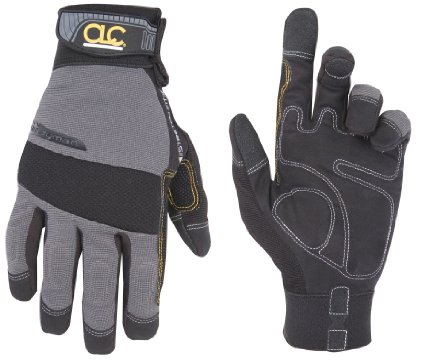 Custom Leathercraft 125S Handyman Flex Grip Work Gloves, Small