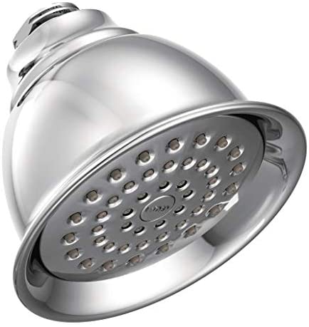 Moen 6302 Moenflo XL Single Function 4.38-Inch Diameter Showerhead, Chrome