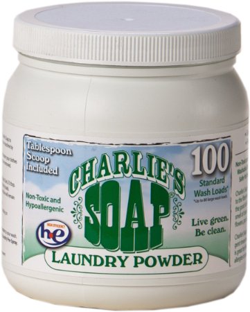 Charlies Soap Laundry Powder Jar 264lbs - 100 Standard80 Large Loads - 41701