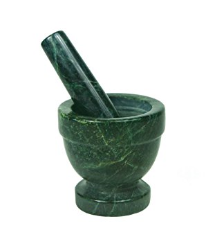 Marble Mortar and Pestle, Green