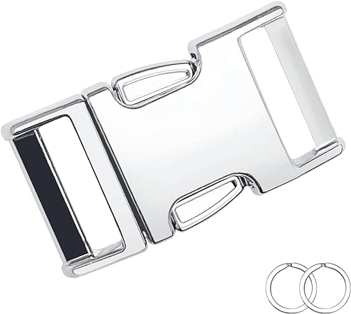 Fastener Stainless Steel Buckle 4.0mm for Herm. Sprenger Small Medium Large Dogs Collar Steel Chrome Plated No Pull Dog Training Collar Fastener