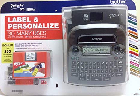 Brother P-touch Label Maker PT-1890w with BONUS Supplies