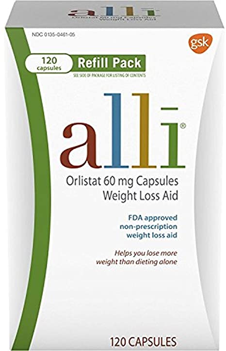 Alli Weight Loss Aid Refill 60mg-120 Capsules by alli