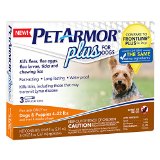 PetArmor 3 Count Plus for Dogs Flea and Tick Squeeze-On