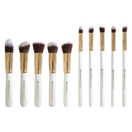 Premium Synthetic Kabuki Makeup Brush Set - The Perfect Cosmetic Brushes for Your Eyeshadow, Contour Kit, Blush, Foundation, Concealer Face Powder and Eyeliner