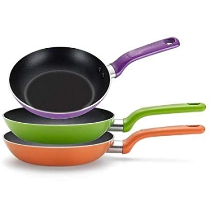 T-fal G005S364 Enjoy Nonstick 8-Inch/9-Inch/11.5-Inch Fry Pan Cookware Set, 3-Pack