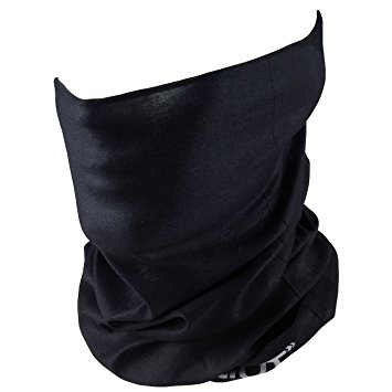 Outdoor Face Mask - Perfect for Motorcycle Riding, Skiing, Snowboarding, Fishing - Works as Dust Mask, Neck Gaiter, Balaclava, Bandana, Fashion - Breathable Seamless Microfiber (Plain Black)
