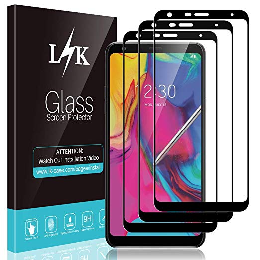 [3 Pack] L K Screen Protector for LG Stylo 5, [Full Cover] [ Easy Installation] [Anti-Scratch] with Lifetime Replacement Warranty