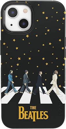 Casely Case Designed for iPhone 13 | Beatles | Night Walk | Abbey Road Dual Image | Bold Case Compatible with MagSafe