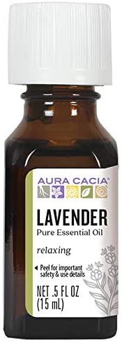 Aura Cacia Pure Essential Oil, Lavender, 0.5 Fluid Ounce