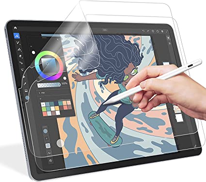 [2Pack] Paperfeel Screen Protector for iPad Air 4 (10.9")/ iPad Pro 11 All Models, Homagical Matte PET Film Like on Paper Screen Protector for iPad Pro 11/iPad 10.9, Compatible with Apple Pencil