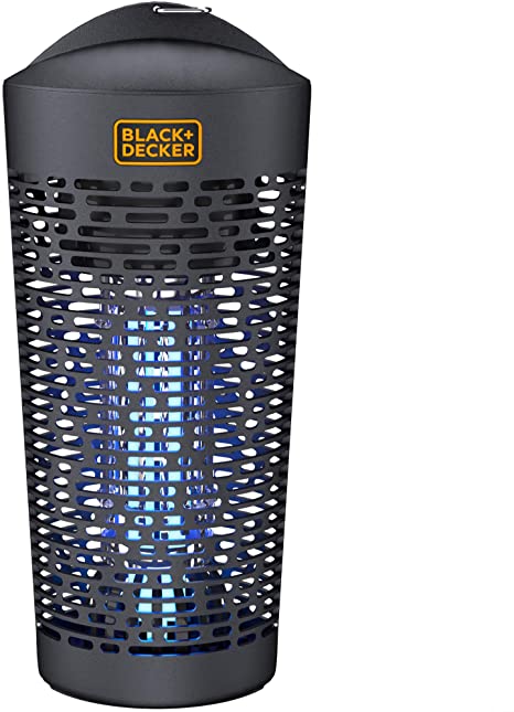 BLACK DECKER Outdoor Bug Zapper | Electric UV Insect Catcher & Killer for Flies, Mosquitoes, Gnats & Other Small to Large Flying Pests | ½ Acre Coverage for Home, Deck, Garden, Patio, Camping & More