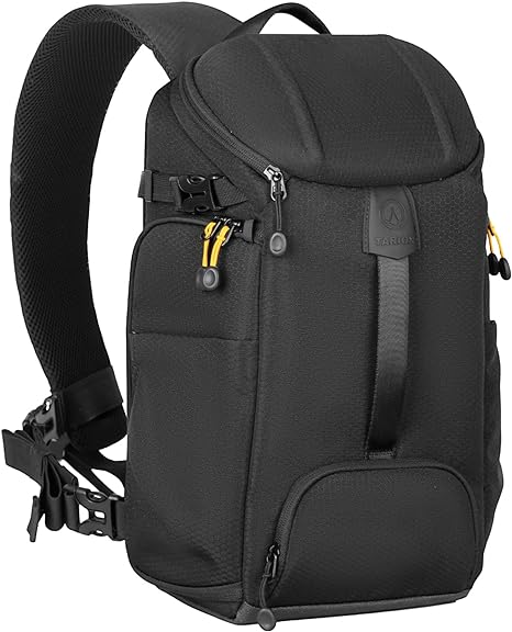 TARION Camera Backpack Travel Bag: Large Camera Bag SLR Shoulder Sling Photography Rucksack Waterproof Padded Shockproof Backpacks with Rain Cover for DSLR Cameras Lens Tripods Drones