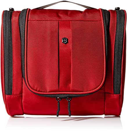 Victorinox Hanging Toiletry Kit, Red/Black Logo, One Size