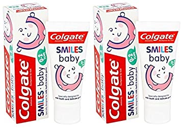 2x Colgate Smiles Baby 0 To 2 Year Old 50ml