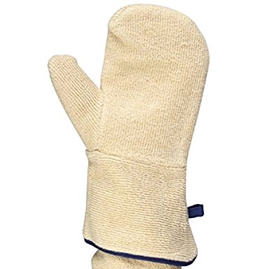 UltraSource Terry Cloth Oven Mitts for Baking , Heat Resistant up to 450°F (Pair)