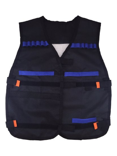 Fury Strike Tactical Nerf Vest with 20 Refill Darts for Nerf N-Strike Elite Series