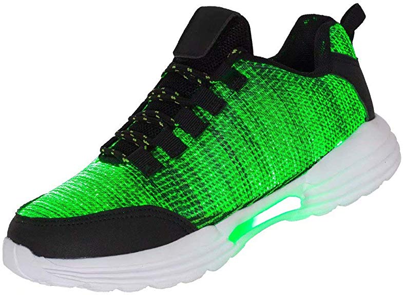 Fiber Optic LED Shoes Light Up Sneakers for Women Men with USB Charging Flashing Festivals Party Dance Luminous Kids Shoes