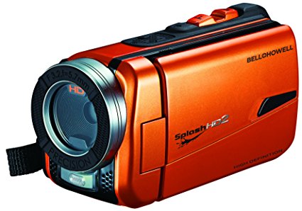 Bell Howell WV50HD-O Splash HD2 Waterproof 1080p HD Camcorder with Touchscreen & 16.0MP Still Image Resolution