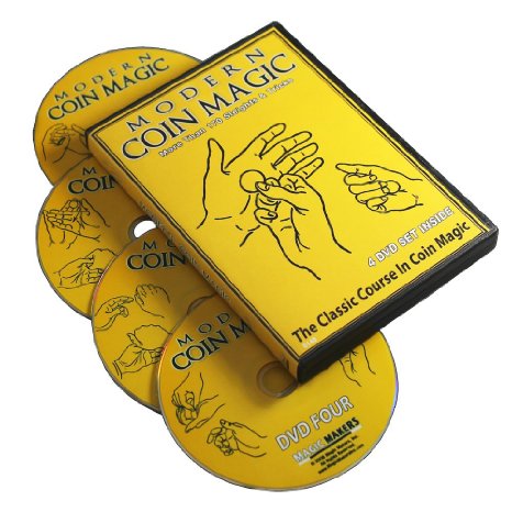 Modern Coin Magic - Over 170 Sleights and Tricks on a 4 DVD Set - By Magic Makers