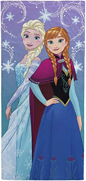 Jay Franco Frozen 2 Snowflake Sister Bath/Pool/Beach Towel, Multi