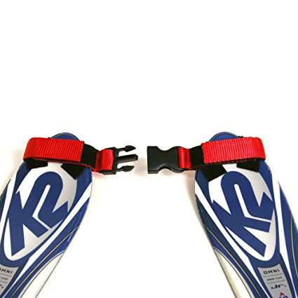 Lucky Bums Tip Clip Ski Training Aid (Red/Black)