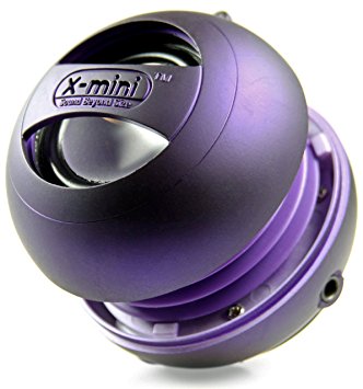X-Mini II 2nd Generation Capsule Speaker with 3.5mm Jack Compatible with iPhone/iPad/iPod/Smartphones/Tablets/MP3 Player/Laptop - Purple