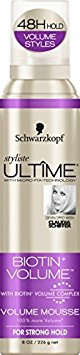 Schwarzkopf Styliste Ultime Biotin Volume Mousse, 8 Ounce