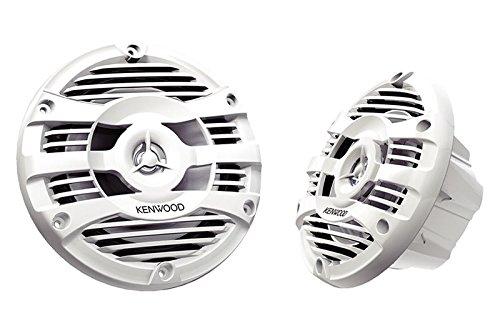 Kenwood KFC-1653MRW 6.5" 2-way Marine Speakers Pair (White)