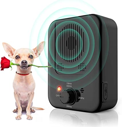 Anti Barking Device,3 Levels Sonic Bark Deterrents Dog Barking Control Devices,33Ft Dog Barking Deterrent Ultrasonic Dog Barking Deterrent Barking Stop Bark Box,Rechargeable Gentle Dog Indoor Outdoor