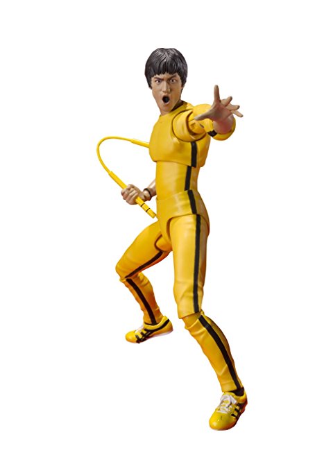 Bandai Tamashii Nations S.H. Figuarts Bruce Lee (Yellow Track Suit) Action Figure, Yellow