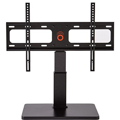 ECHOGEAR Universal TV Swivel Base for 32" to 60" TVs up to 60 lbs - 75º of Swivel and 4" of Height Adjust - Improves TV Stability and Safety - EGTV1-BK